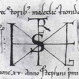 Kézjegye tartalmazza Hórusz ősi elnevezését: HR KRST illetve Mithras (Mithrász) és Kerecsen (Karácsony) nevet. Hórusz és Mithrász születését december 25-éhez kötik. Szent Istvánt egyes források szerint 1000. december 25-én koronázták királlyá Esztergom városában. Más források szerint december 24-én.